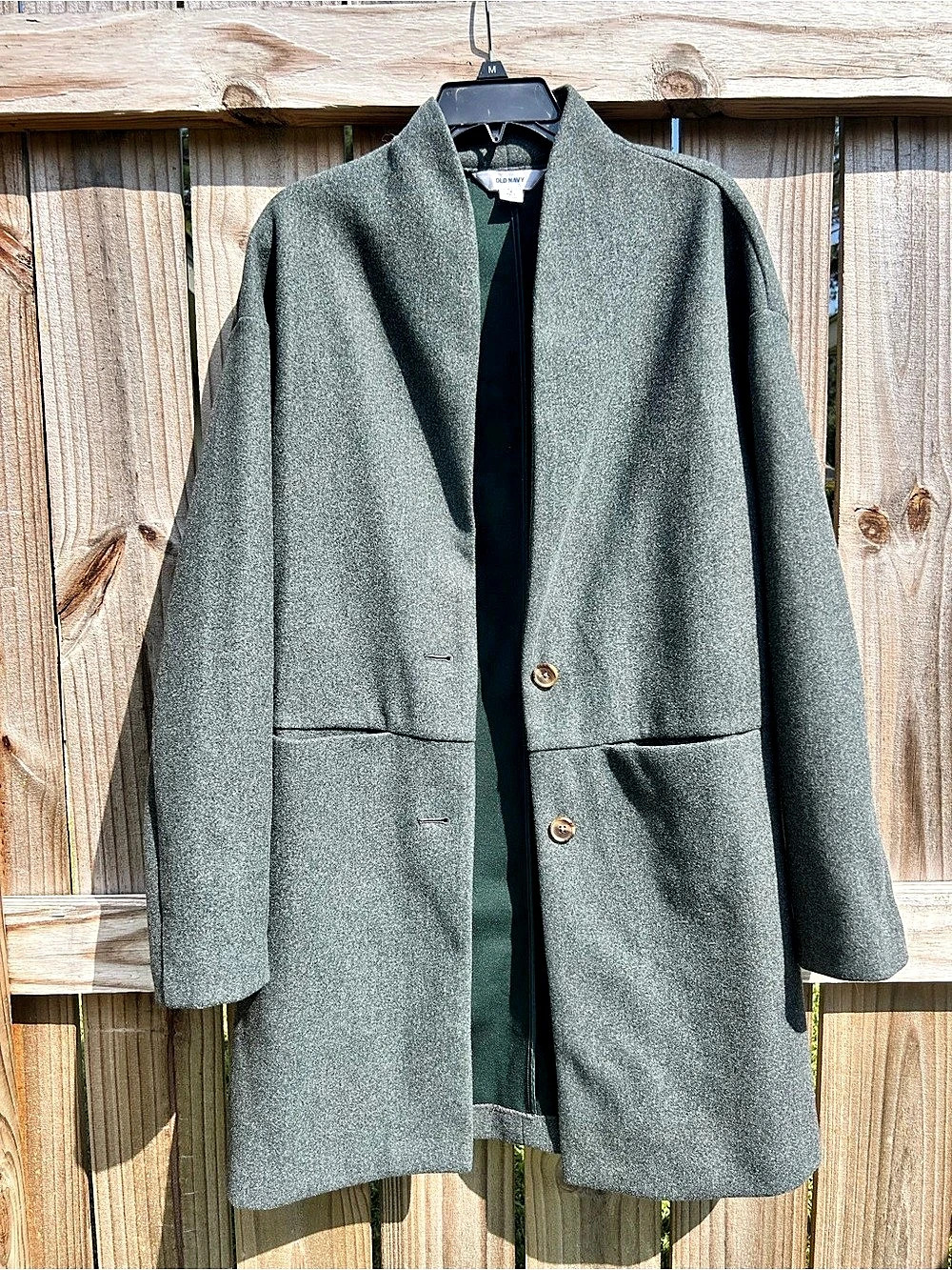 Old Navy Women'Small Green Coat Size Small Tall